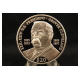 2000 $20 .999 Silver 20 gram Presidential Coin