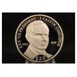 2000 $20 .999 Silver 20 gram Presidential Coin