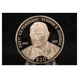 2000 $20 .999 Silver 20 gram Presidential Coin