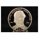 2000 $20 .999 Silver 20 gram Presidential Coin