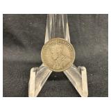 1913 Silver Canadian 10-cent Small Leaves Coin