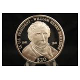 2000 $20 .999 Silver 20 gram Presidential Coin