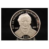 2000 $20 .999 Silver 20 gram Presidential Coin