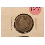 1887 Seated Liberty Silver Dime