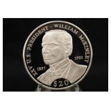 2000 $20 .999 Silver 20 gram Presidential Coin