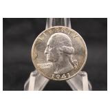 1941-P Uncirculated Washington Silver Quarter