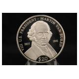 2000 $20 .999 Silver 20 gram Presidential Coin