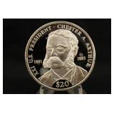2000 $20 .999 Silver 20 gram Presidential Coin