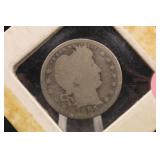 1905-P Barber Silver Quarter