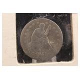 1853 Seated Liberty Silver Quarter
