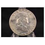 1951-S Franklin Silver Half Dollar