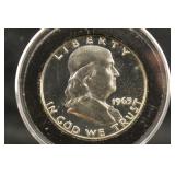 1963 Proof Franklin Silver Half Dollar
