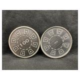 Lucky Rips High Roller 1/2 oz Silver Rounds