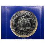 1976 Barbados $10 Silver Commemorative Coin