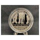 2010-W Veteran Commemorative Silver Dollar