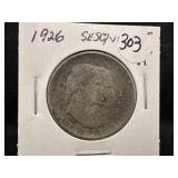 1926 Silver American Independence Half Dollar