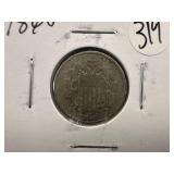 1868 Shield Nickel