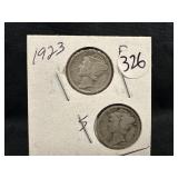 Lot of 2 1923