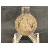 1853 Seated Liberty Silver Quarter