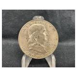 1954-S Franklin Silver Half Dollar