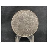 1887-P Uncirculated Morgan Silver Dollar