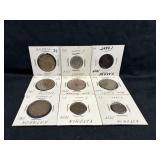 Lot of 8 Foreign Coins