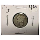 1941-S Silver Mercury Dime