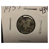 1939 Silver Mercury Dime