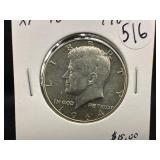 1964 Silver Kennedy Half Dollar