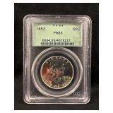 1953-P PR65 Franklin Silver Half Dollar PCGS