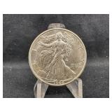 1944-D Walking Liberty Silver Half Dollar
