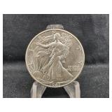 1941-D Walking Liberty Silver Half Dollar