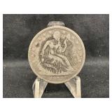 1859 Seated Liberty Silver Half Dollar