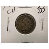 1863 Indian Head Penny