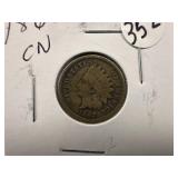 1862 Indian Head Penny