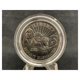 1991-D Uncirculated Rushmore Half Dollar