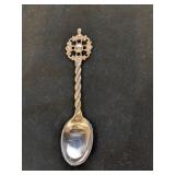 Vintage Norway Souvenir Spoon "Kings Cross" Open