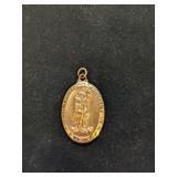 "Saint Christopher Protect Us" Pendant