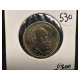 2011-D James Garfield Presidential Dollar