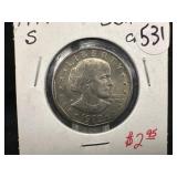 1979-S Susan B Anthony Dollar