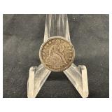 1856 Seated Liberty Silver Dime