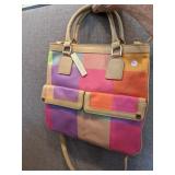 Liz Claiborne NY Plaid Colorful Purse