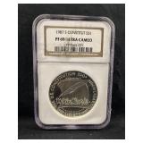 1987-S PF69 Constitution Silver Dollar