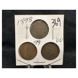 Lot of 3, 1890