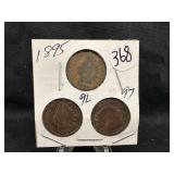 Lot of 3, 1890