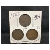 Lot of 3, 1880