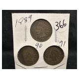 Lot of 3, 1880