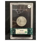 1885-CC CAC Certified MS62 GSA Morgan Dollar