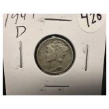 1944-D Silver Mercury Dime