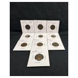 Lot of 10 Indian Head Pennies
